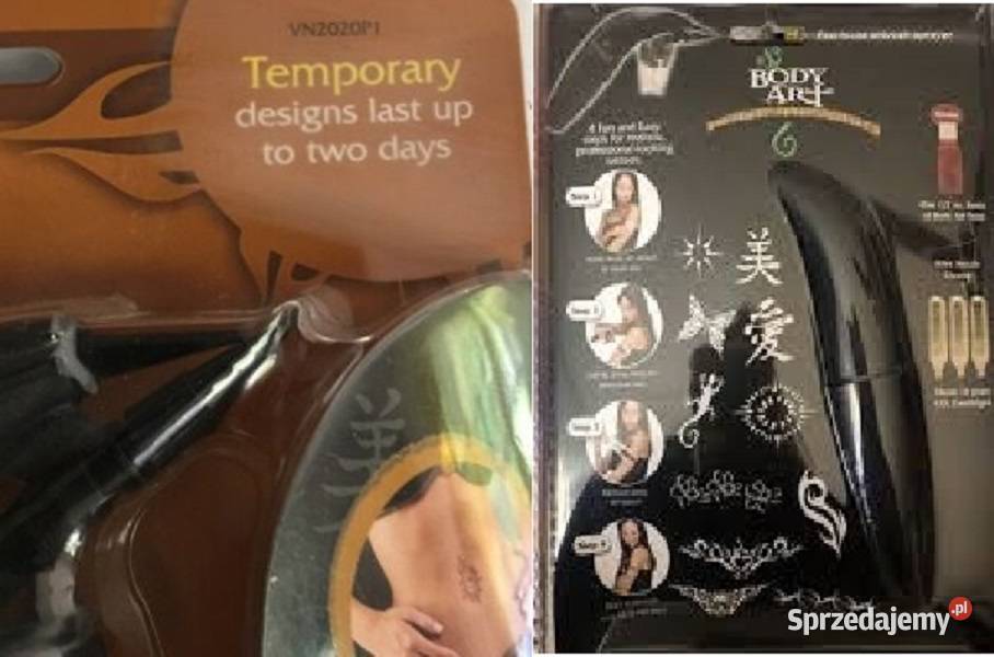 Body Art Tatoo tatuaż zestaw do tatuażu usa świętokrzyskie sprzedam