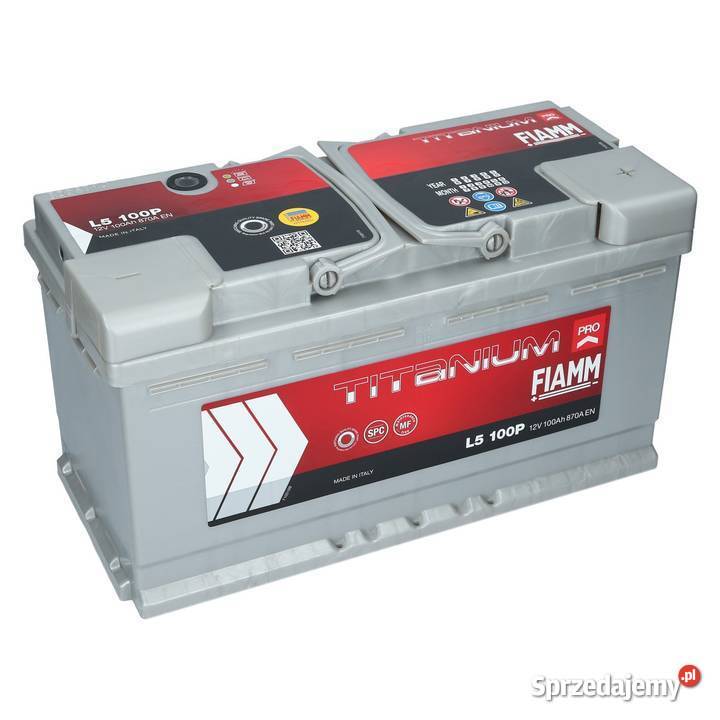 Akumulator FIAMM TITANIUM 100Ah 870A Włocławek osobowe