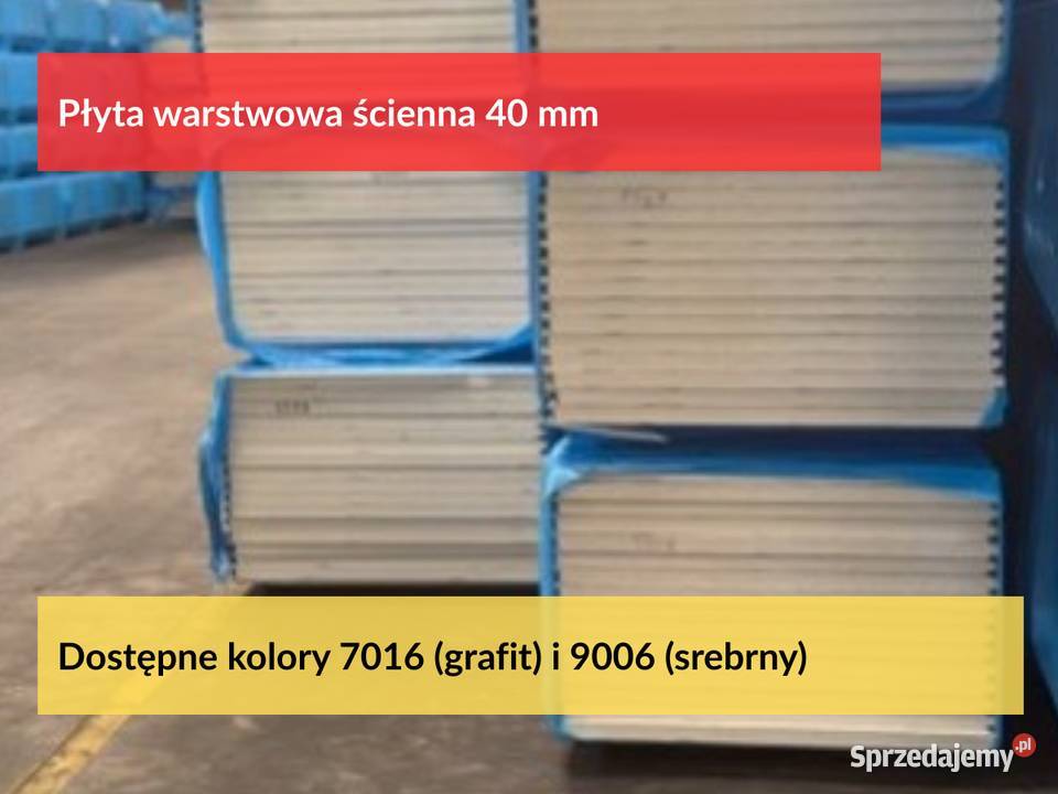 Płyta warstwowa 40mm płyta obornicka w super Puszczykowo sprzedam