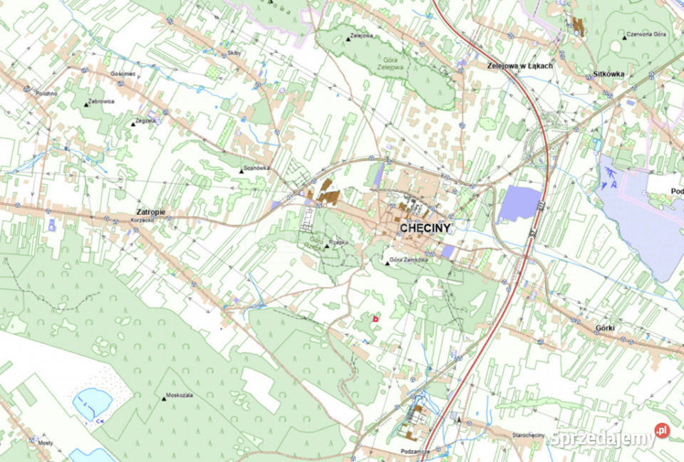 Działki lesie 15 min do Kielc świętokrzyskie Starochęciny