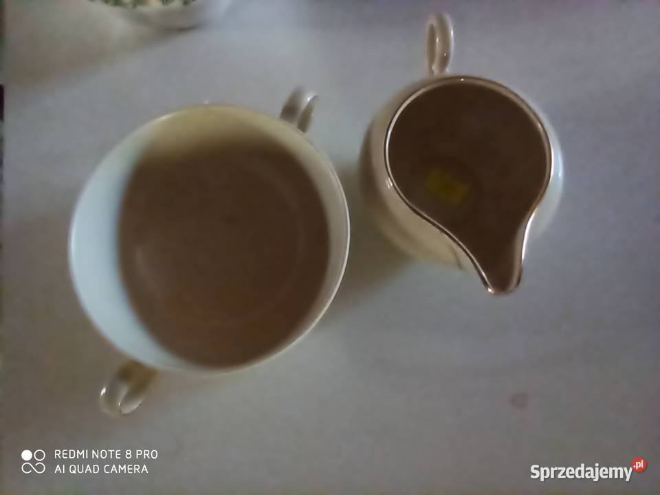 Filiżanka do herbaty z talerzykiem deserowym Gdańsk