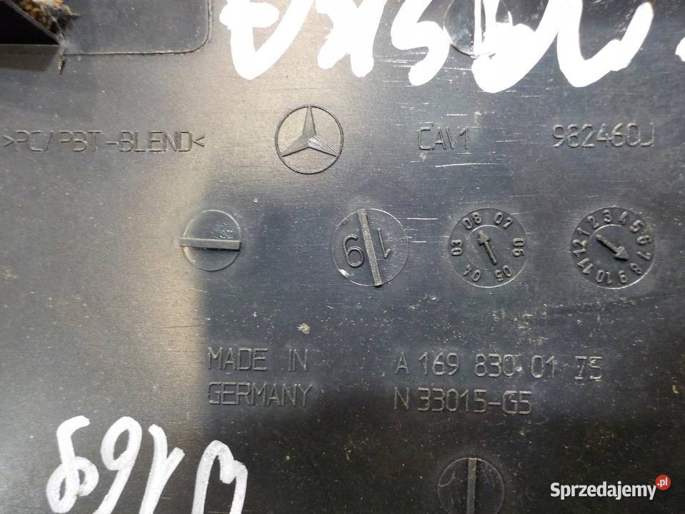 MERCEDES A W169 LIFT 09r listwa maski podszybie osobowe Suków