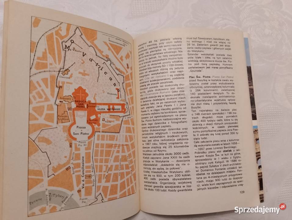 Przewodnik turystyczny RZYM I Adam Broż mapa Mapy i przewodniki Oborniki