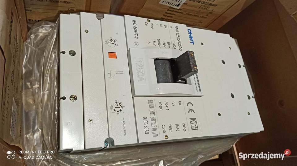 Wyłącznik NM81250S3300 123175 stacCHINT Elektryka i akcesoria mazowieckie Warszawa