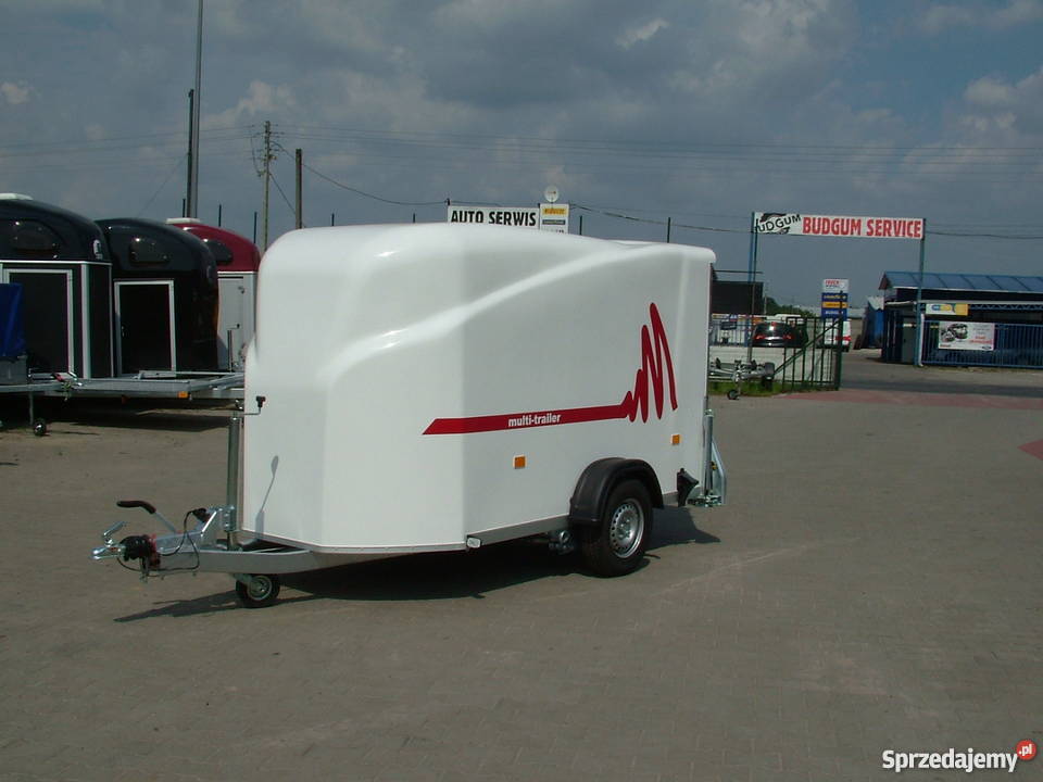 Przyczepa zabudowana poliestrowa Multi Trailer Warszawa sprzedam