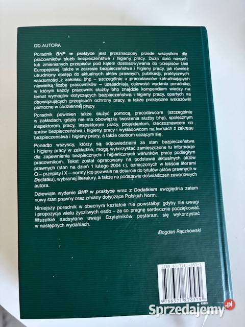 BHP w praktyce Bogdan Rączkowski dolnośląskie Wałbrzych