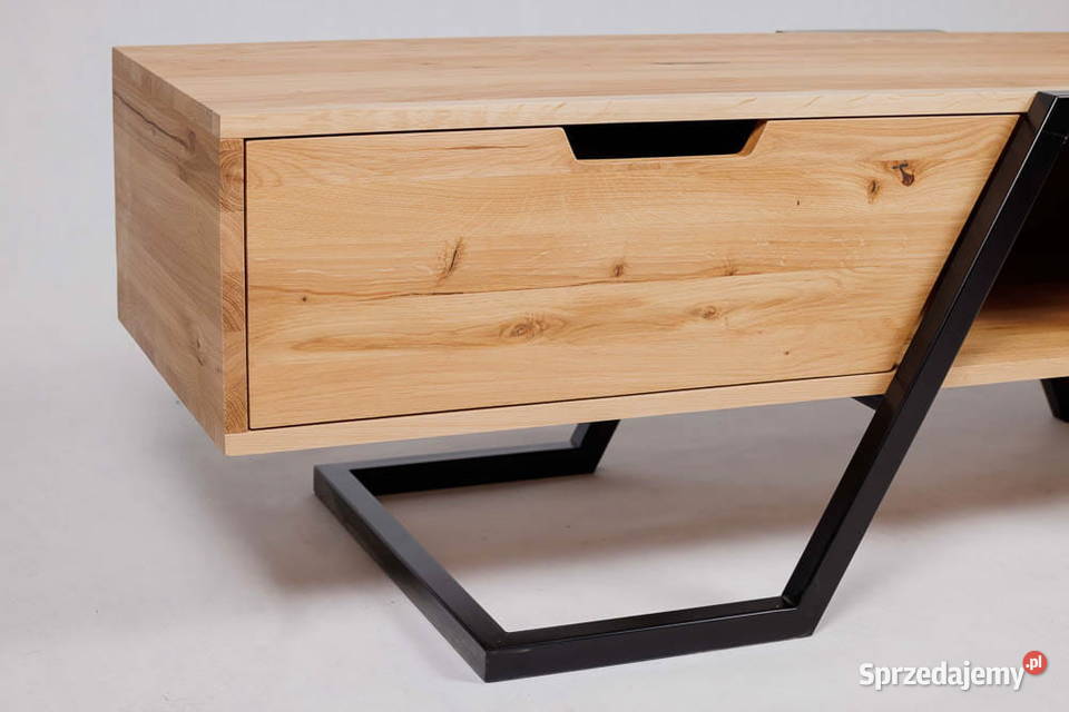 Szafka RTV Loftowa Dębowa NANO Sopot