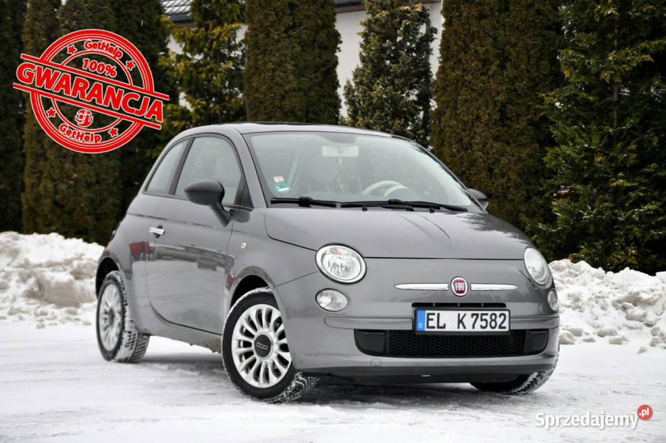 Fiat 500 12i69PanoramaKlimatyzacjaWelurChromI Ostrów Mazowiecka