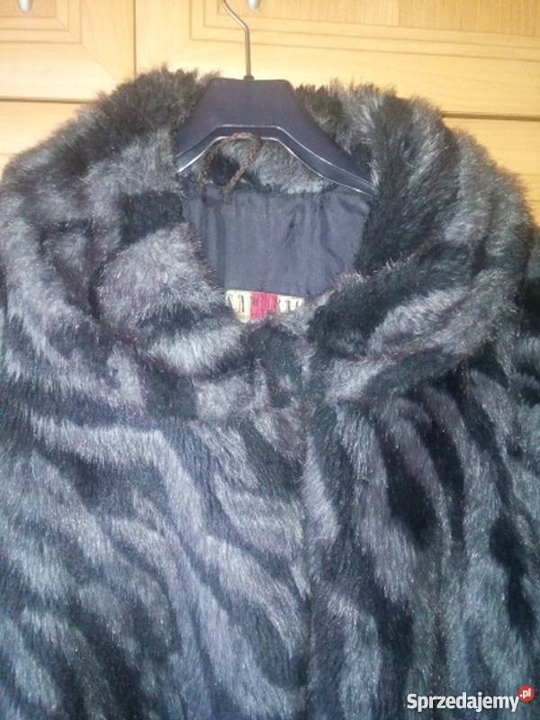 Sztuczne czarnosrebrzyste futro Duży rozmiar Rozmiar uniwersalny Pozostałe lubelskie Chełm