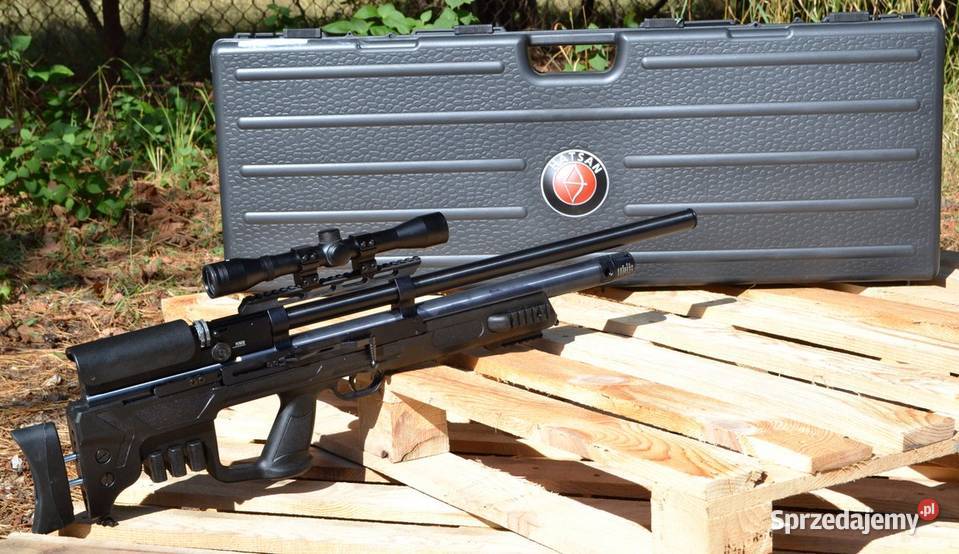 Wiatrówka PCP Hatsan Gladius tłumik QE 635 mm Sporty strzeleckie i myślistwo wielkopolskie Trzcianka