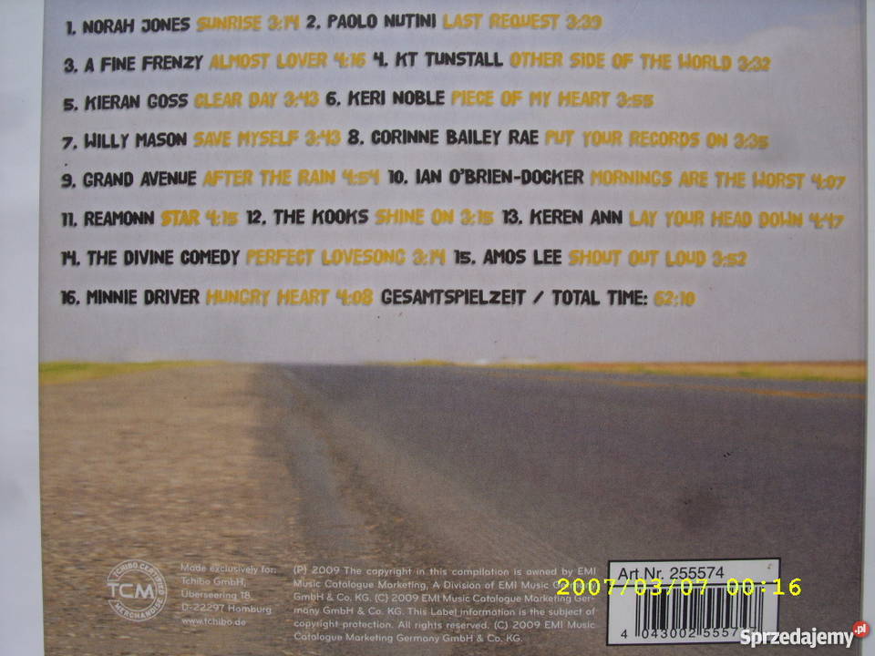 Pop CD ROAD TO ROMANCEPOP SONGS TCM CD Wołów sprzedam