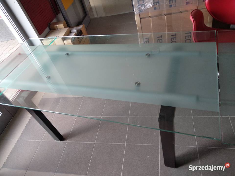 Stół szklany składany 160x90 Skawina