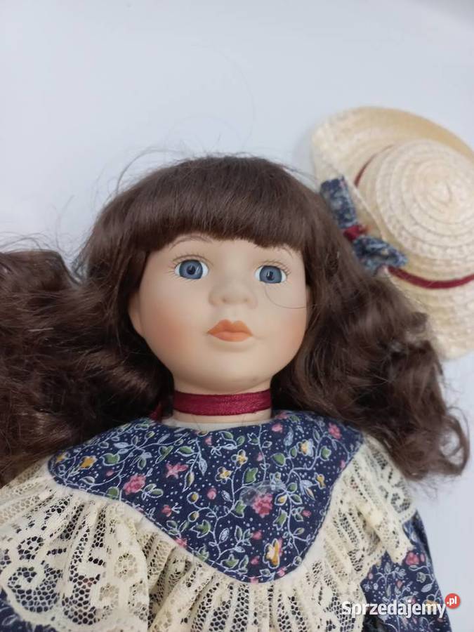 Przepiękna kolekcjonerska lalka porcelanowa sygn kujawsko-pomorskie Inowrocław
