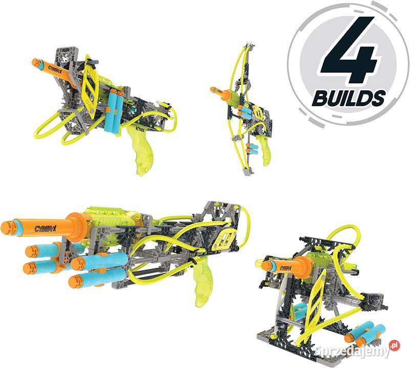 Zestaw Klocków Knex CYBERX C5 NEOSTRIKE Karabin brązowy/beżowy Mogilany