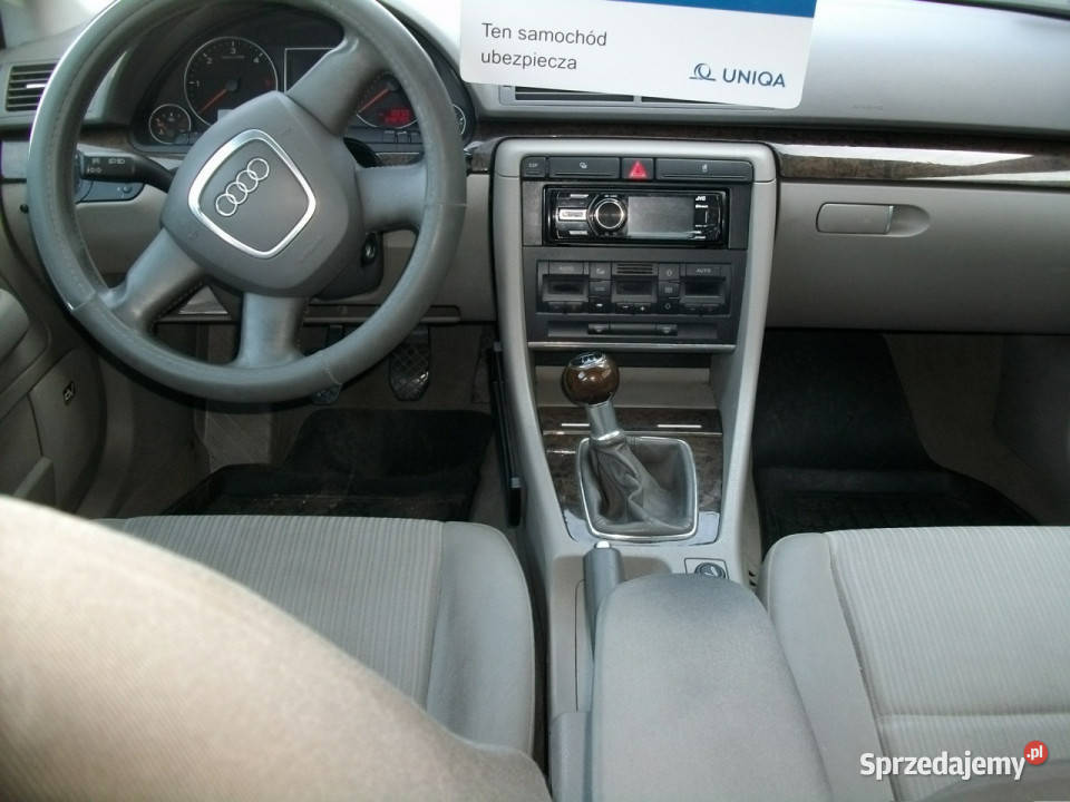 Audi A4 Limousine zadbany 20 d140 B7 20042007 Zarejestrowany w Polsce Katowice sprzedam