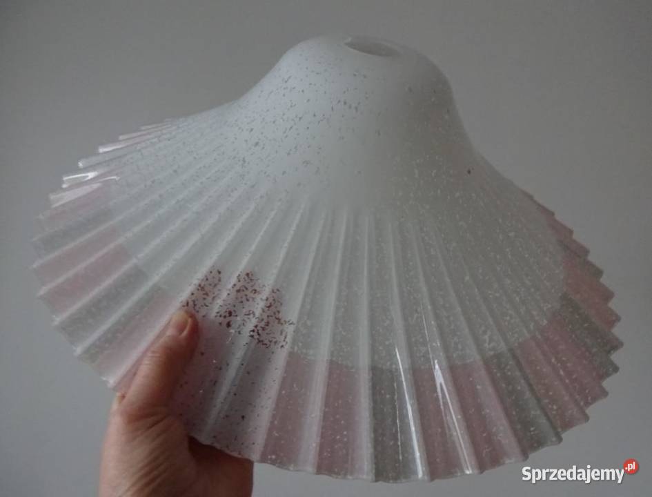 Klosz Do Lampy Sufit Stożek Falisty Plastik Poznań