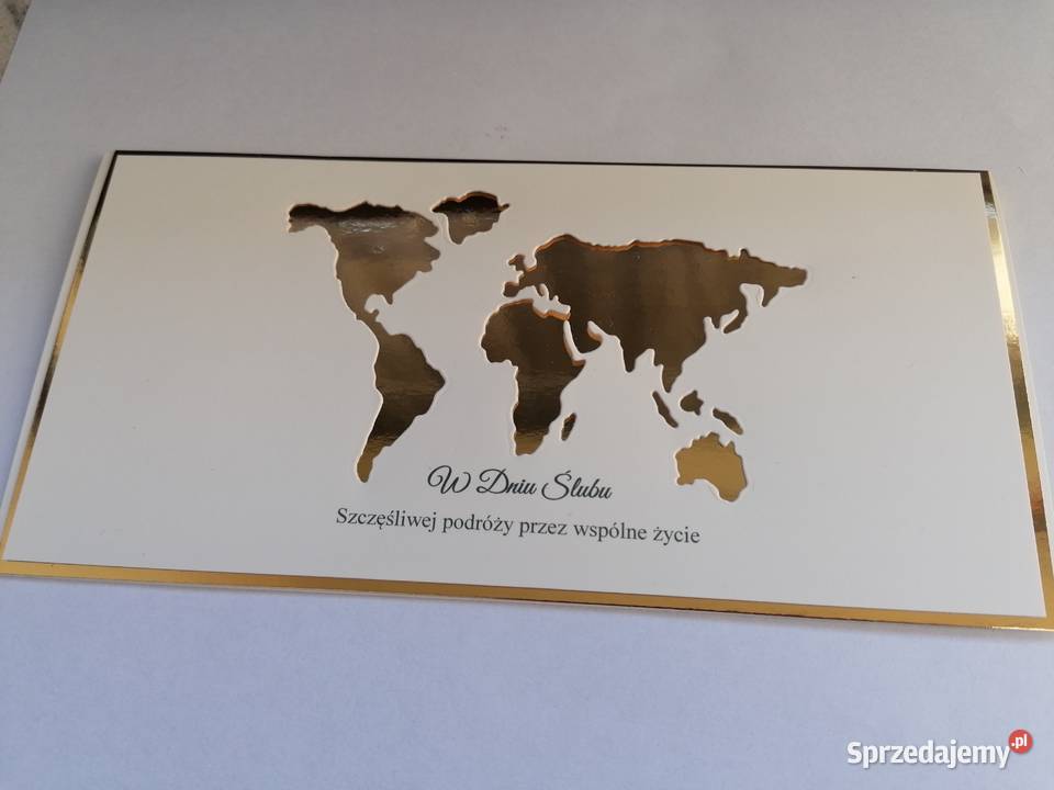 Kartka z okazji ślubu w kopercie Rękodzieło