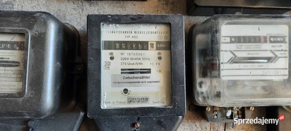 Licznik energii zużycia prądu 220V 400V 10A 40A sprzedam