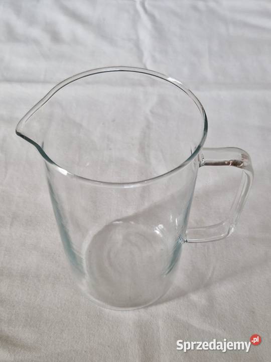 Duży dzbanek cylinder ze szkła żaroodpornego 1l Warszawa