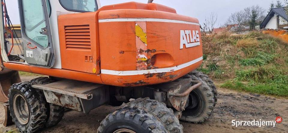 Koparka ATLAS 1304 most obudowa mostu pochwa Koparki dolnośląskie