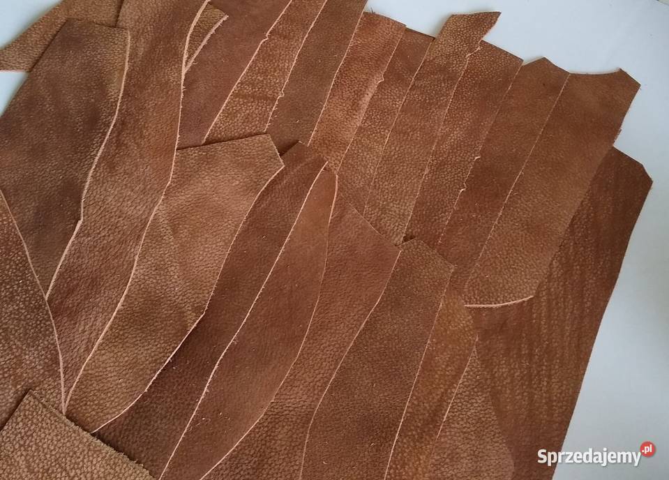 Skóra 565 g Naturalna Włoska Brązowy Postarzana