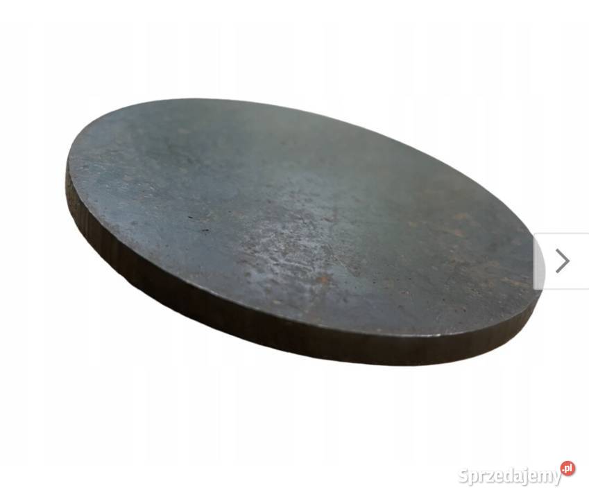 Formatka stalowa blacha krążek okrąg fi 200x25mm Kostomłoty Pierwsze