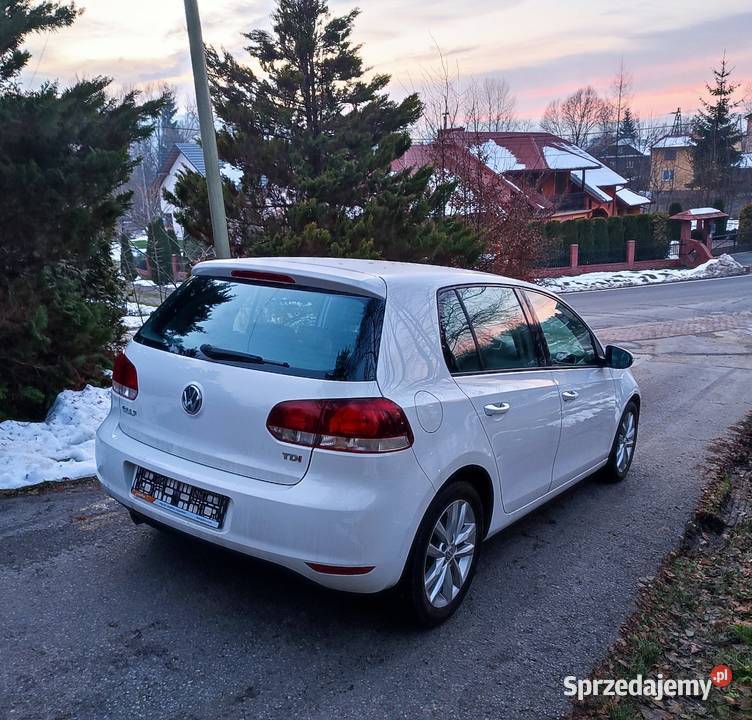 Ładny Volkswagen Golf VI 16 tdi 105 2010 prosto 105KM Domaradz