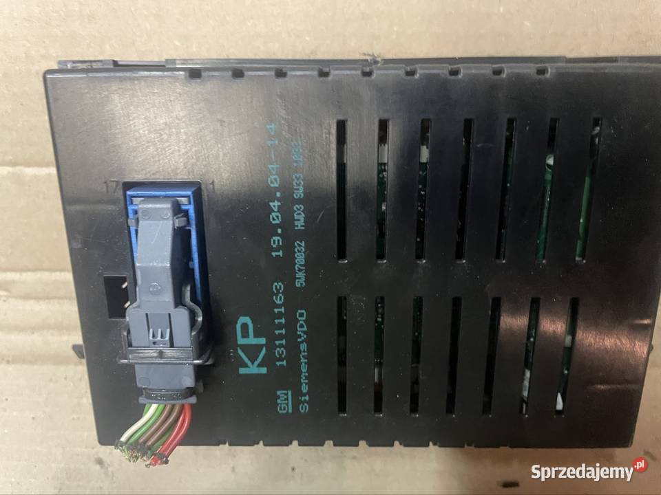 13188462 radio fabryczne wyświetlacz opel astra Szczecin