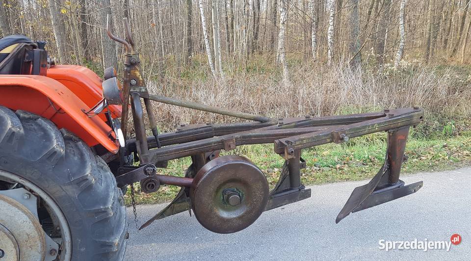Pług 3skibowy oryginał GRUDZIĄDZ regulacja na nieuszkodzony Dąbrowa Tarnowska