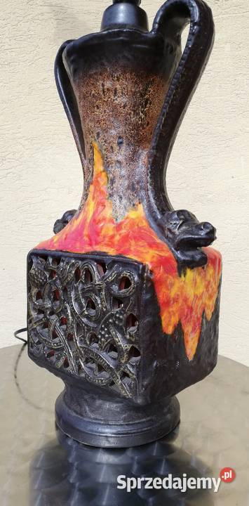 Lampa ceramiczna stołowa lampka oświetlenie Garwolin