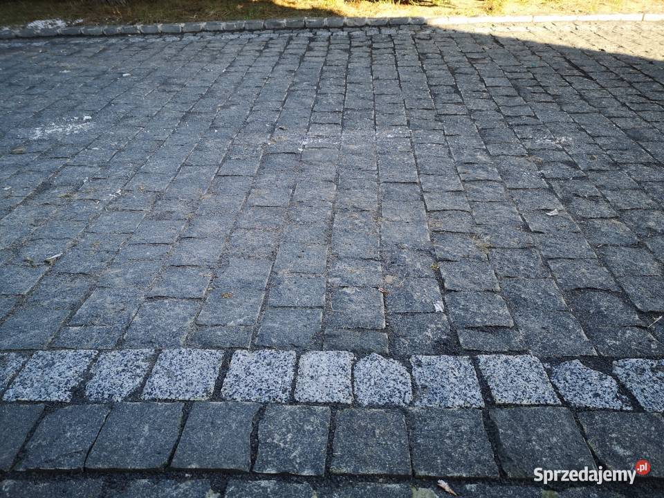 PROMOCJA Kostka Granitowa CZARNA ciętołupana na Marki