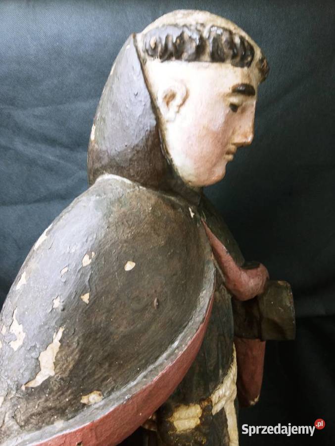 Rzeźba Święty Antoni 695 Drewno Dąb lubuskie Nowa Sól sprzedam