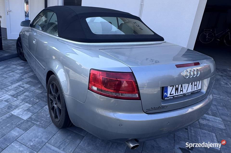 Audi A4 18 gaz benzyna 2007 kabriolet cabrio benzyna+LPG Wałcz