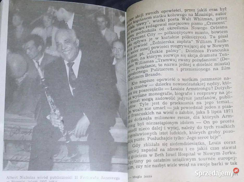 Magia jazzu Józef Balcerak miękka Pozostałe Chełm sprzedam