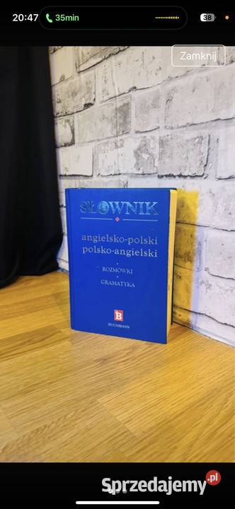 Słownik Polsko Angielski Angielsko Polski Książki do nauki języka obcego Krosno