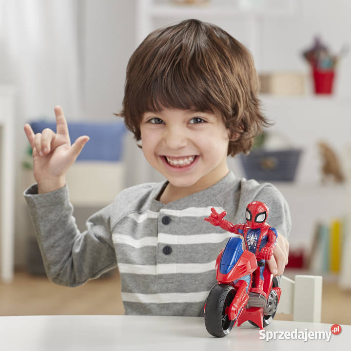 Figurka Spiderman 12 i Motocykl Pojazd AVENGERS Mogilany