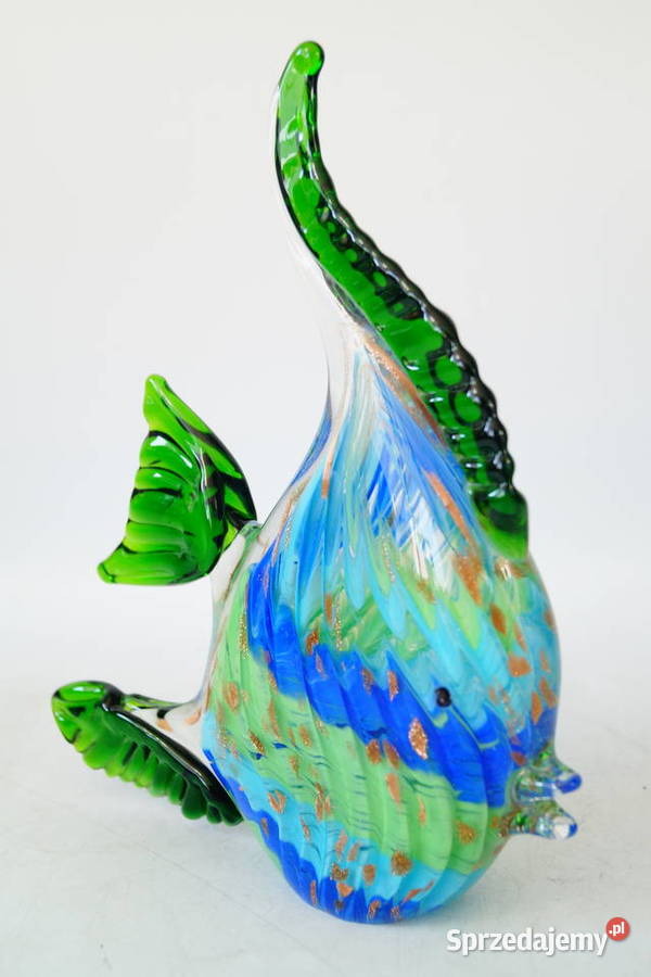 Figura szklana figura Murano style ryba rybka