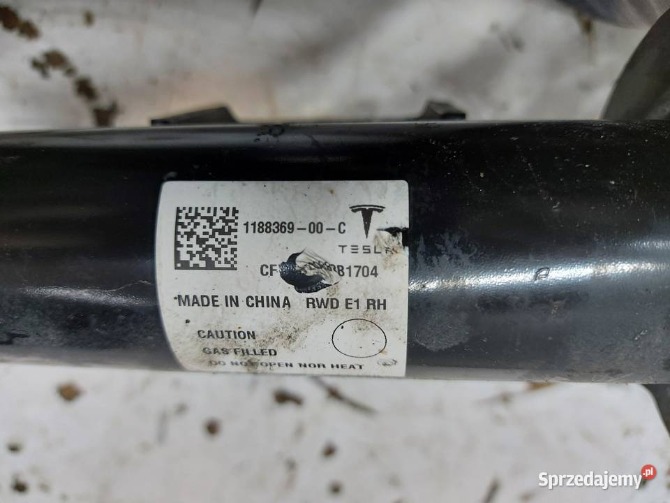 TESLA MODEL Y 2023r Amortyzator przód prawy RWD