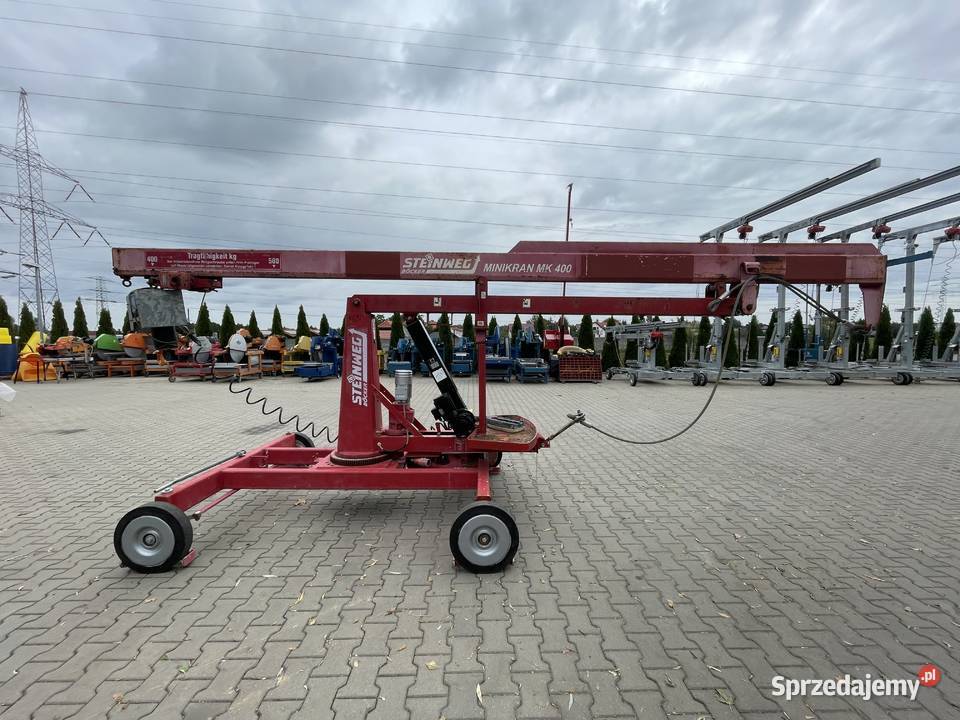 Dźwig Steinweg Bocker MK4005 minikran żuraw Ślesin