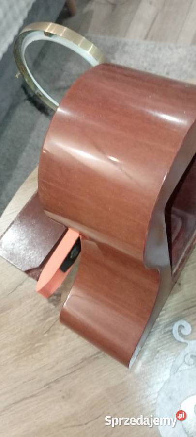 Stary Zegar kominkowy mechaniczny drewniany U Pozostałe Żary