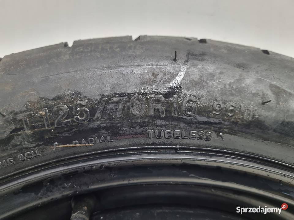 KOŁO DOJAZDOWE ZAPASOWE Audi Seat Vw Golf V Chełm
