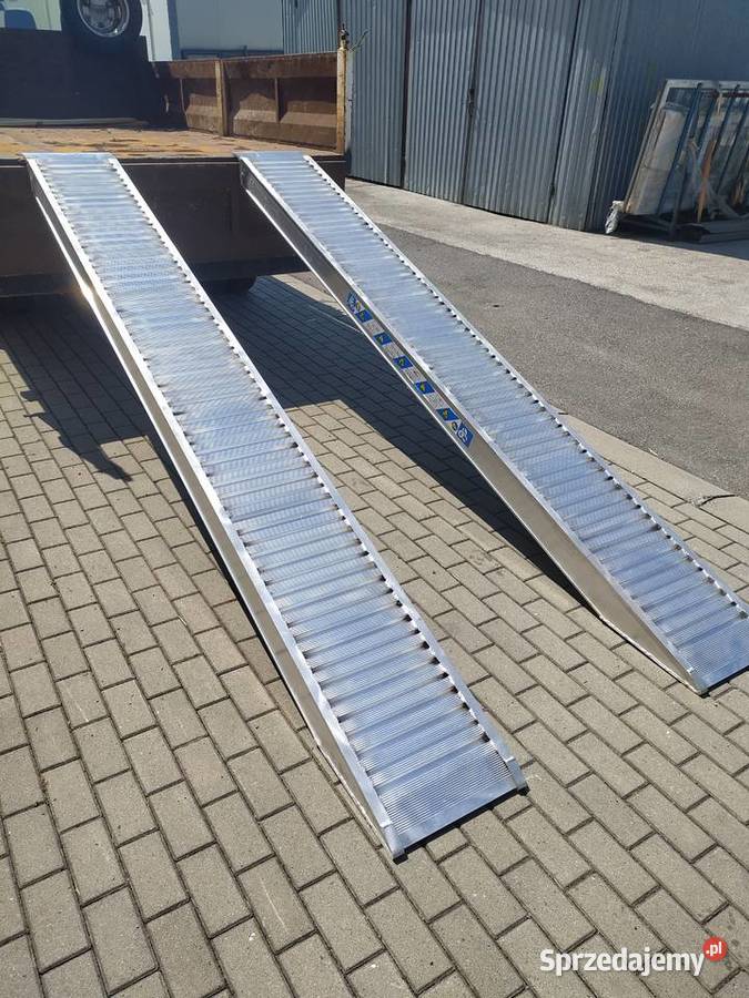 Najazdy aluminiowe Włoska jakość 2m5m do 13t Łódź