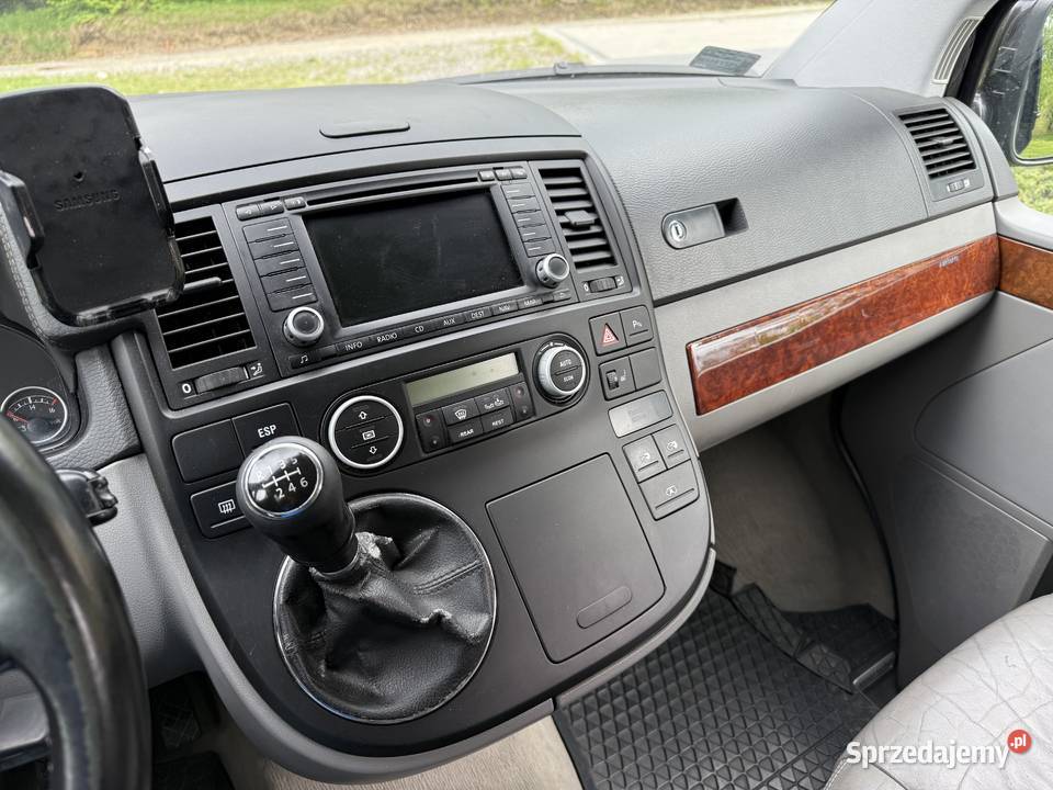 Volkswagen Multivan T5 HighLine Faktura Vat 23 elektrochrom. lusterko wst. śląskie Żywiec