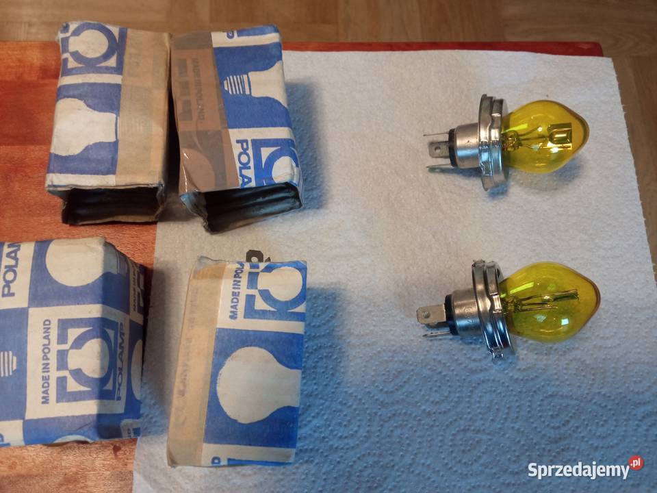 Żarówka żółta Polamp R2 12V Fiat 125p 126p Żarówki samochodowe warmińsko-mazurskie Olsztyn