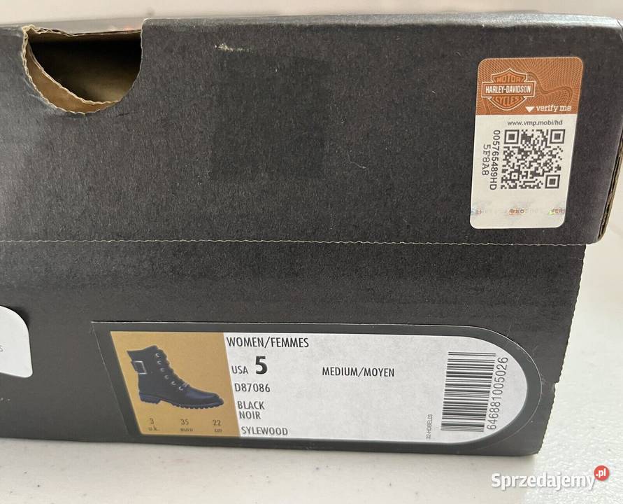 Buty Harley Davidson rozmiar 35 wielkopolskie