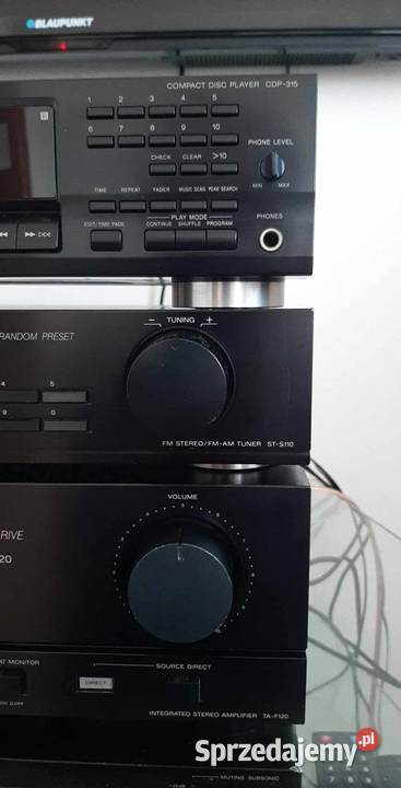 Wieza stereo sony plus kolumny fisher