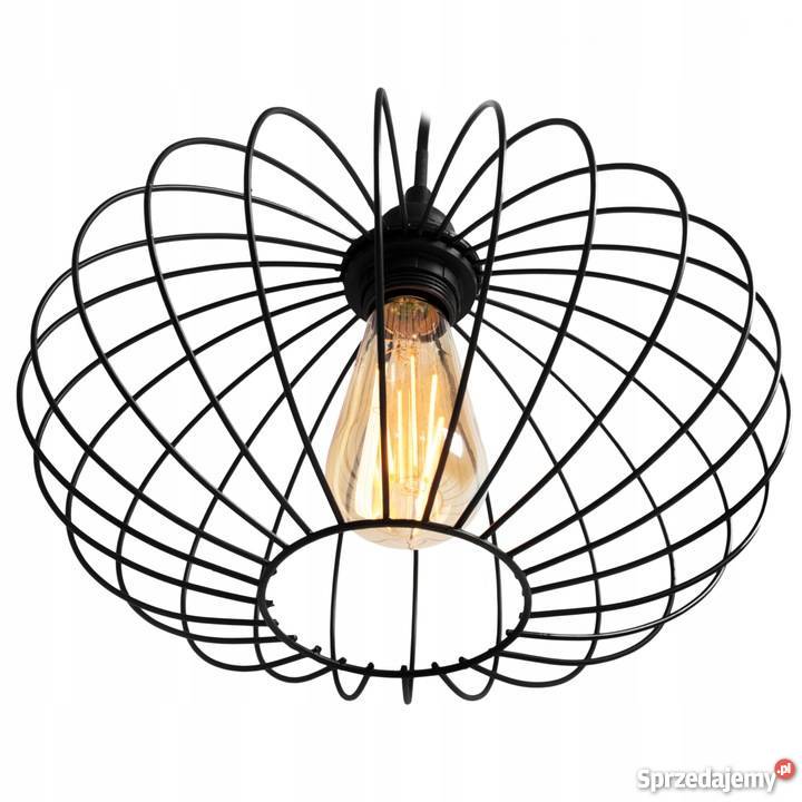Lampa sufiotwa wisząca LOFT Retro czarna black podlaskie Białystok