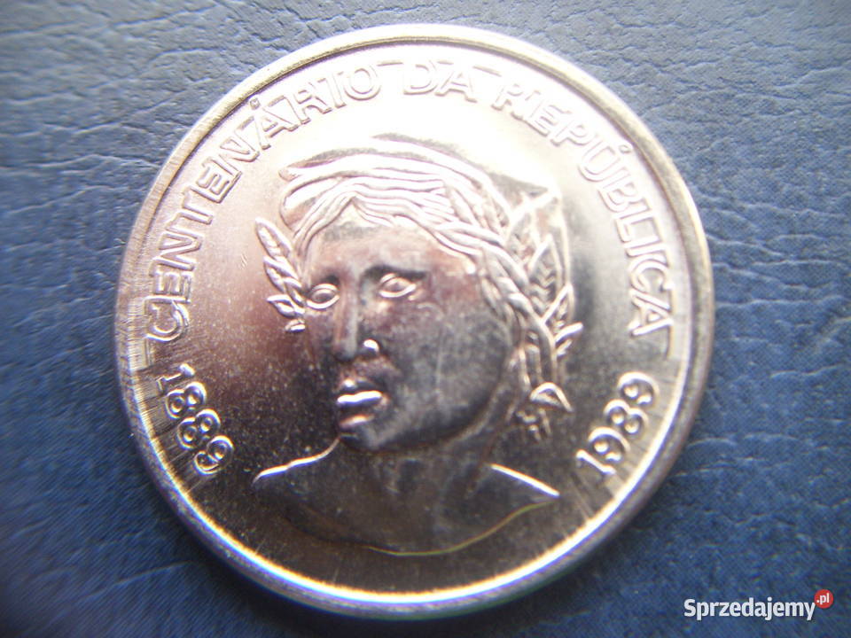 Stare monety 1 cruzado 1989 Brazylia podkarpackie Lesko