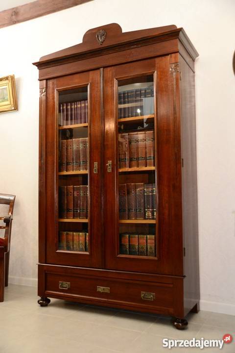BIBLIOTEKA SECESYJNA 1920r RENOWACJI SYGNOWANA Nysa