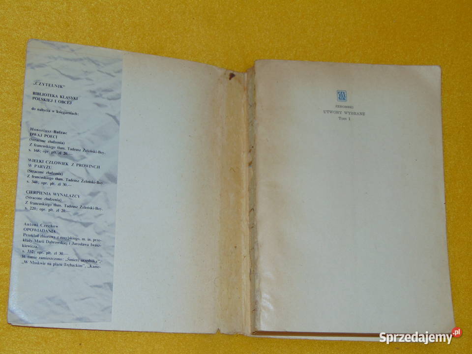 Utwory wybrane Tom I Stefan Żeromski Lublin